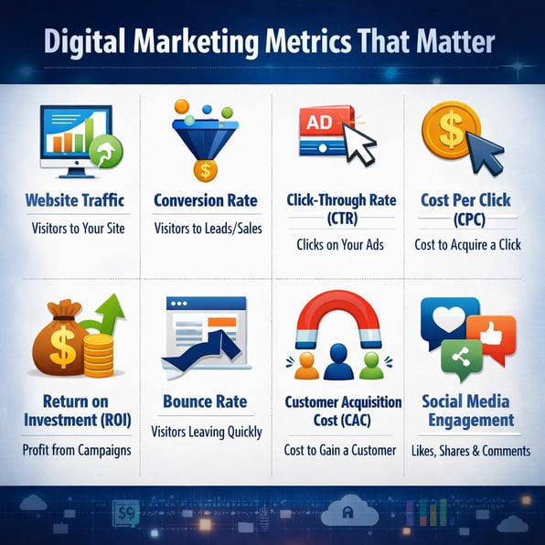 digital marketing metrics that