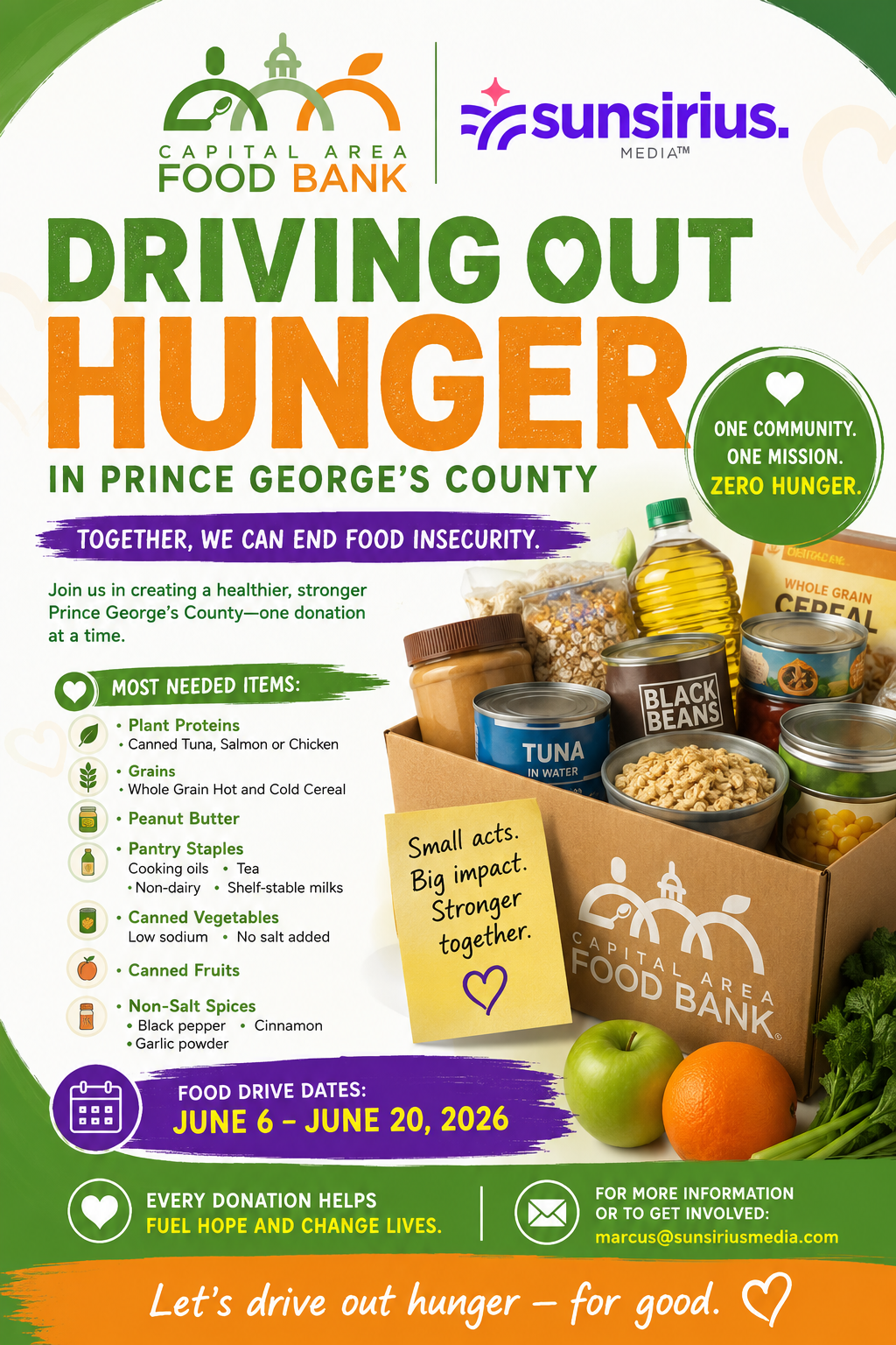 Food Drive Flyer Food Drive Flyer