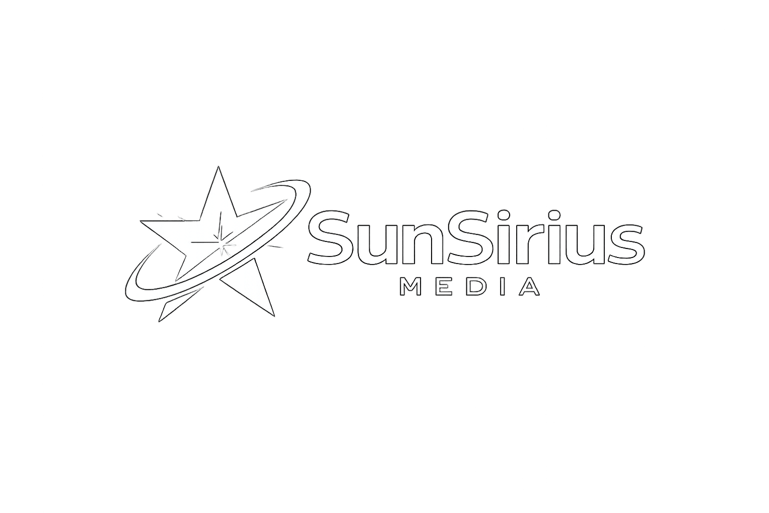 SunSirius Media logo design