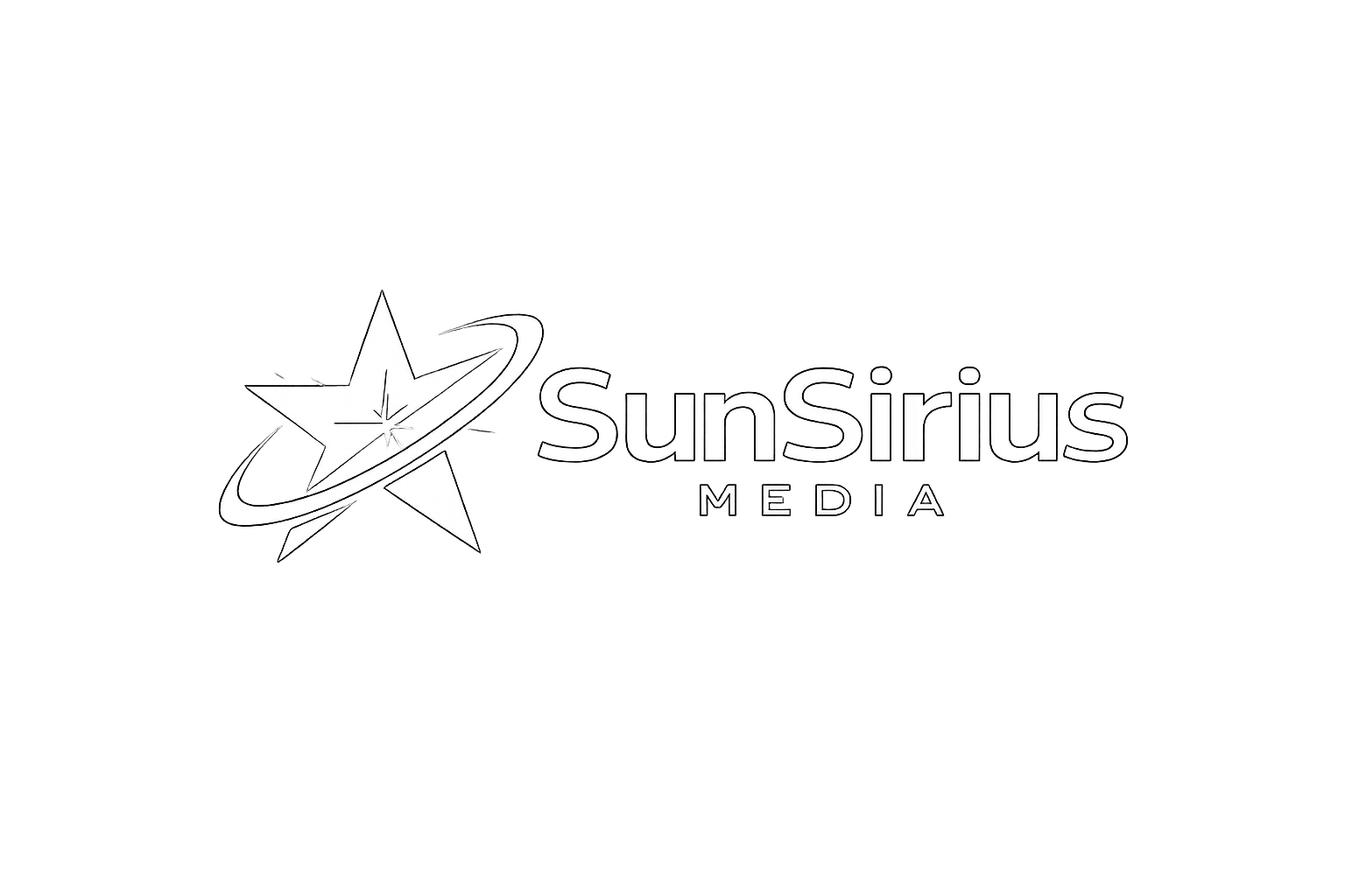 SunSirius Media logo design